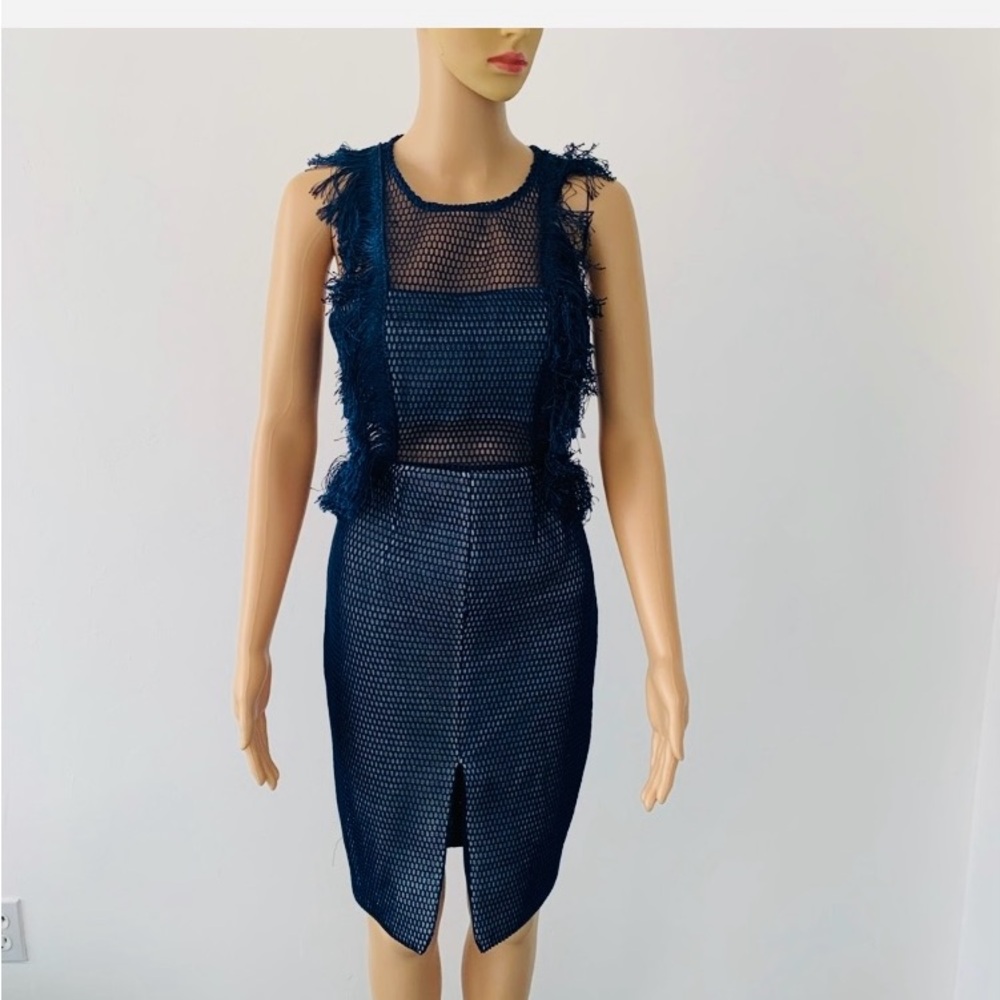 Caribbean Queen Blue Mesh Dress - Picture 7 of 16
